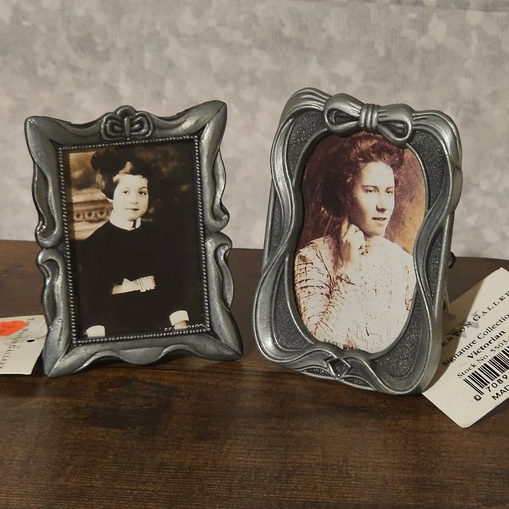 Weston Gallery Silver Miniature Victorian Silver Photo Picture Frame‎ Lot Metal